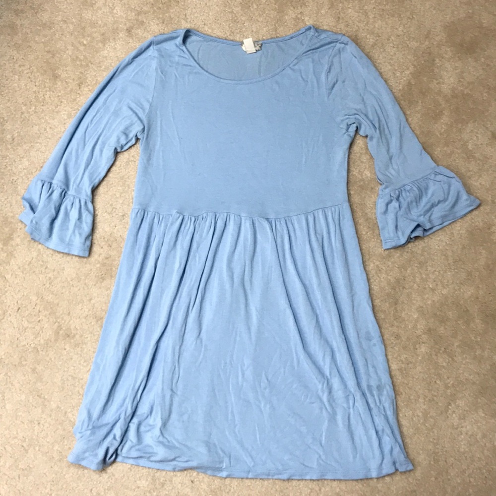 Light blue baby doll top